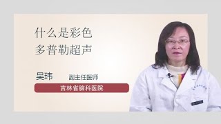 什么是彩色多普勒超声 吴玮 吉林省脑科医院