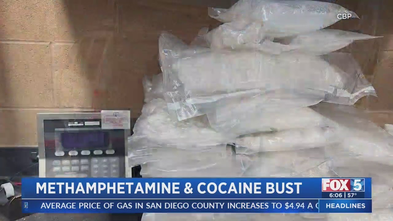 Methamphetamine, Cocaine Bust
