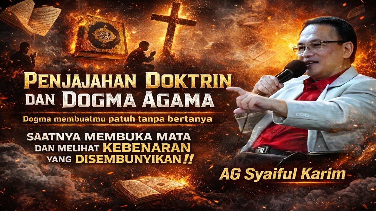 Bebaskan Dirimu Dari Penjajahan Doktrin Dan Dogma Agama ‼️AG Syaiful Karim
