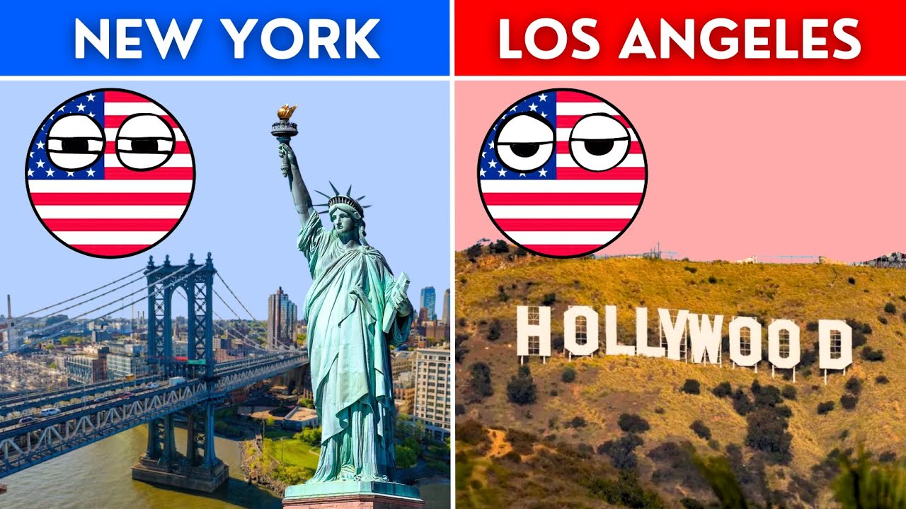 New York vs Los Angeles🗽City Comparison 2024 YouTube