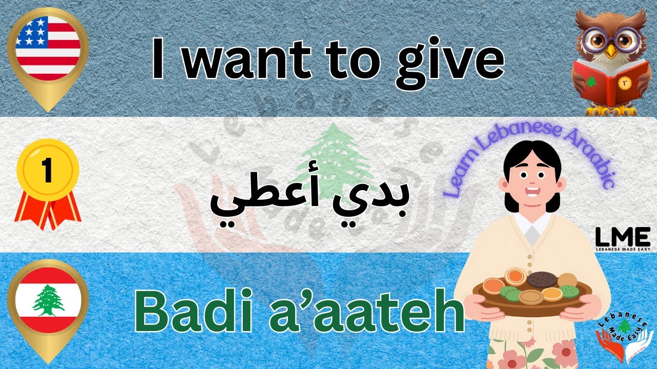 🇱🇧 Learn Lebanese Arabic Dialect | 50 Must-Know Daily Phrases ...