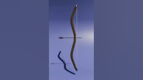 [Blender 3D] Making: A low poly Bow&Arrow (1 of 4 models I made for my arsenal) #blender #gameassets