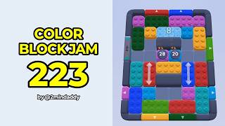 Color Block Jam Level 223 Solution and Walkthrough