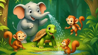 Tara the Tidy Turtle ll The kids story ll cartoon story ll The moral story ll the turtle and jungle