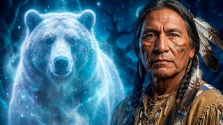 Bear Spirit — Native American Chant with Slow Drums & Fire Atmosphere