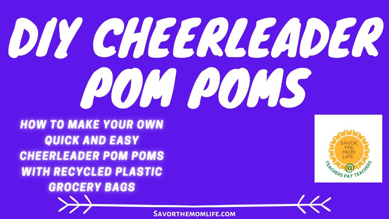 Teaching Together How to make cheerleader pom poms - Teaching Together