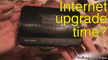 TP-Link ADSL2+ Modem unboxing - TD-8616