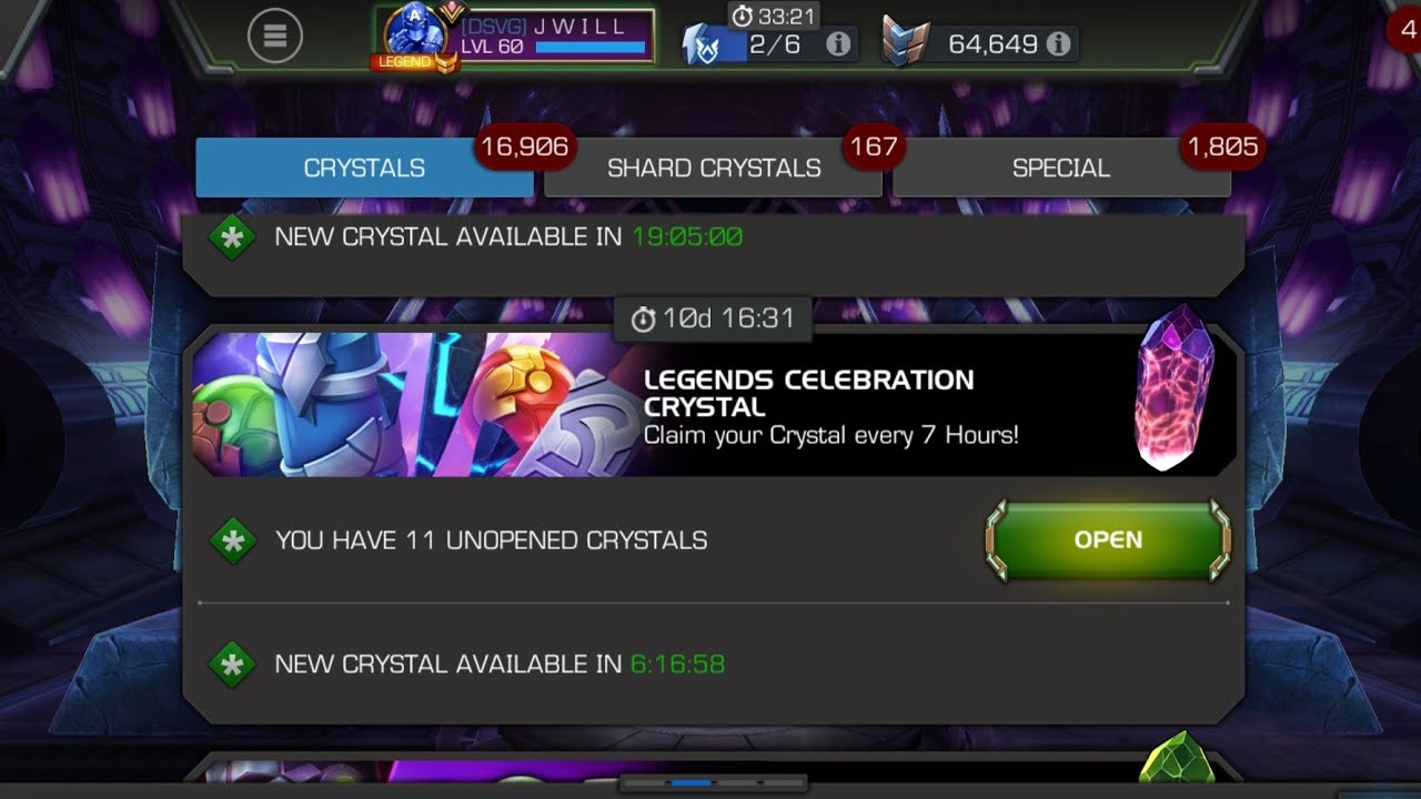 x11 Legends Celebration Crystals!! 🫠 pt.1