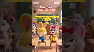 Good morning song for kids #youtubekids #cartoon #kidslearning #cartoonstory #kidscartoon