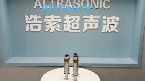 20khz ultrasonic transducer with booster(HD)