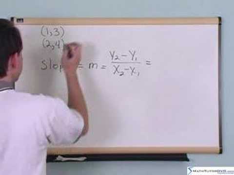 Slope Of A Line - Algebra Tutorial math help near me