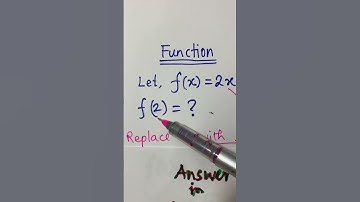 #shortsviral #math #function f(x)=2x+1; f(3)=?