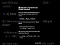 class10 icse 2026 CHEMISTRY MOST REPEATED MOLE CONCEPT theory & NUMERICAL by icse board for practise