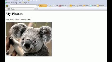 XHTML Tutorial 5 - Uploading Images to our Webpage