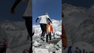 WE MADE IT TO EVEREST BASE CAMP #shorts