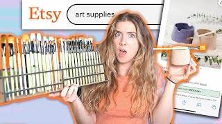 I Bought ETSY Art Supplies..*you can