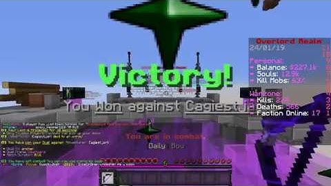 Encountering a hacker at Lake?! (SaicoPvP Factions Ep 1)