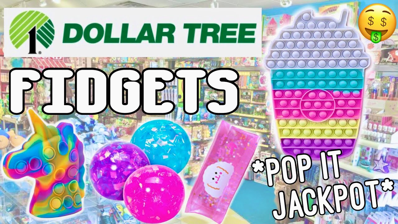 I FOUND POP-ITS FOR $1! (FIDGET Toy Hunting @ DOLLAR Tree) + Haul