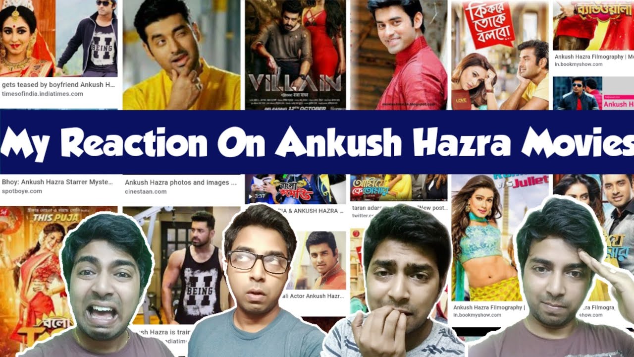 MY HONEST REACTION ON ALL ANKUSH HAZRA MOVIES | ENTERTAINING & FUNNY VIDEO | D ALEX' STORE EXCLUSIVE