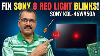 How to Fix Sony KDL-46W950A 8 Times Red Light Blinking Issue screenshot 4