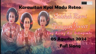Seni Tayub Tuban / Nyi Mirawati, Nyi Pujinah, Nyi Inayah / sedekah bumi tunggak juwet