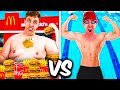 DICK vs DÜNN (EXTREM) für 24 Stunden! 🍔🍟 Wer überlebt länger?