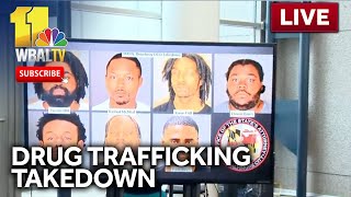 LIVE: City officials announce takedown of Baltimore drug trafficking organization - wbaltv.com