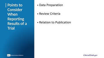Clinical Trials Registration & Results Reporting & Data Sharing Part 3 of 4