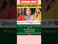 QUEEN ❤️#farhanabhatt #entertainment #amaalmalik #tanyamittal#pranitmore #gauravkhanna#bb19 #wkv#new