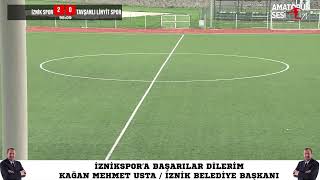 İzni̇k Spor - Tavşanli Li̇nyi̇t Spor Futbol Karşilaşmasi - Sanat Tv