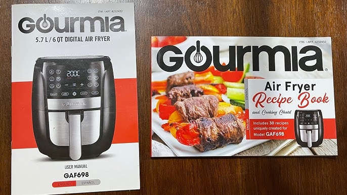 Air Fryers, Gourmia GAF249 Compact 2-Qt. Digital Air Fryer with 10 Presets  & Guided Cooking