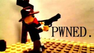 Lego Throwing Knife and Shaky Camera Test