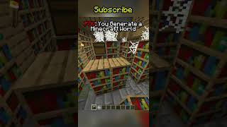 POV: You Generate a Minecraft WorldV2