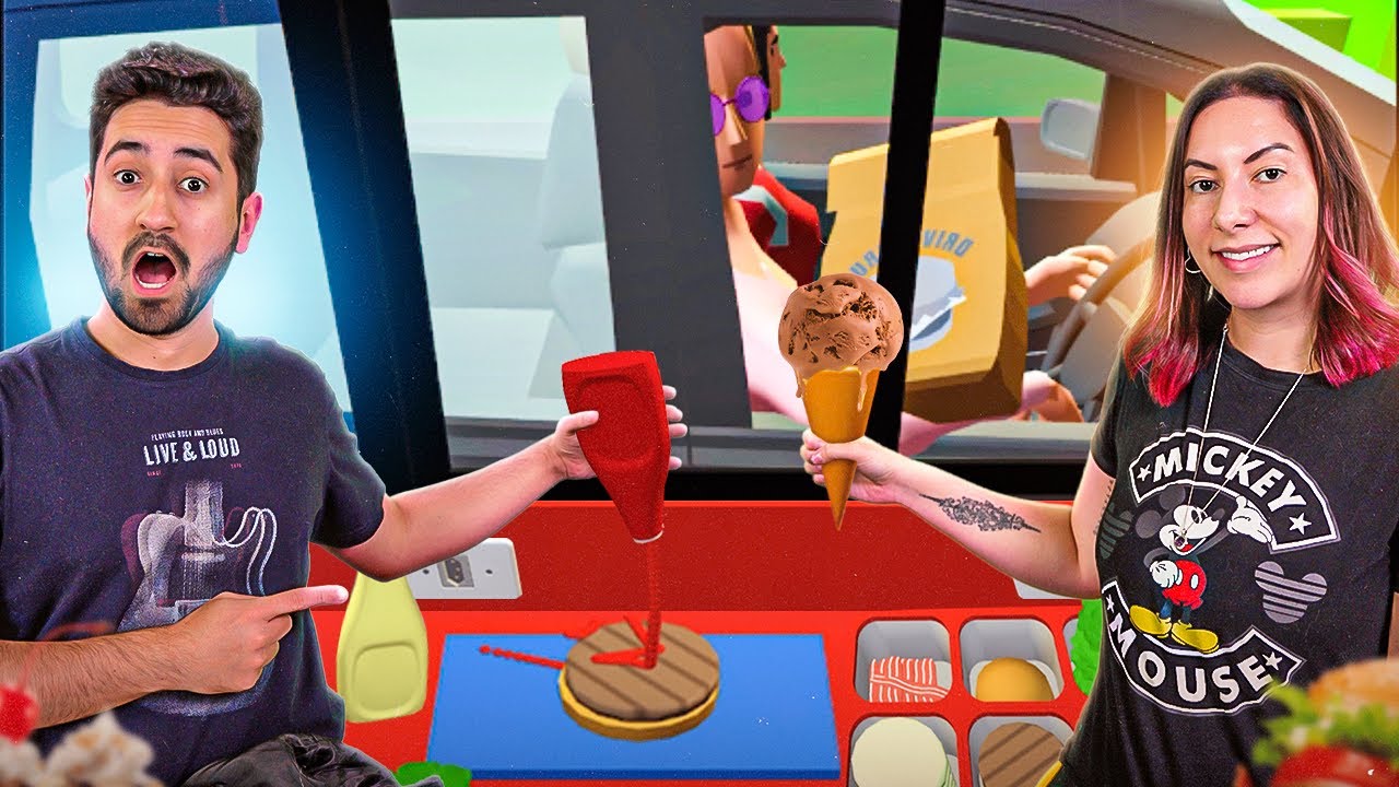 FOMOS TRABALHAR NO DRIVE THRU DO MCDONALDS no Drive Thru 3D