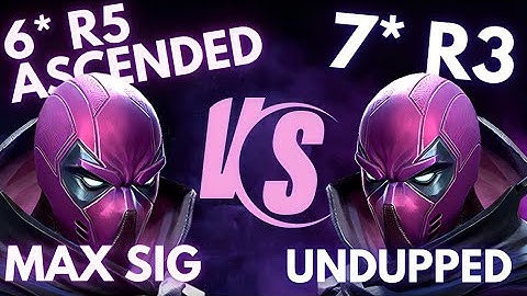 6 Star Maxed Sig Prowler Vs 7 Star Rank 3 Undupped Prowler | How Signature Matters Prowler | Mcoc