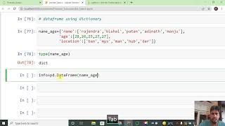 Data Analysis Using Python | EDA | Pandas Dataframe Using Dictionary
