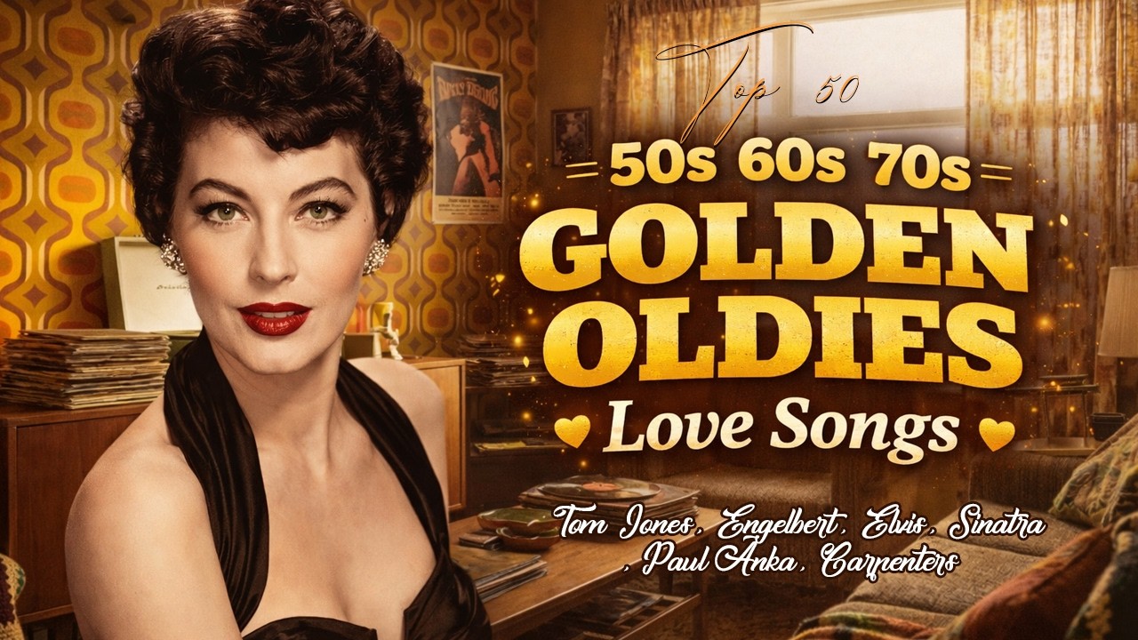 Tom Jones, Engelbert, Elvis, Sinatra, Carpenters 🎷Golden Oldies Romantic 50s 60s 70s Love Songs