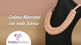 Come realizzare un nodo Savoia con il filato Bobbiny | TUTORIAL - HobbyPerline.com