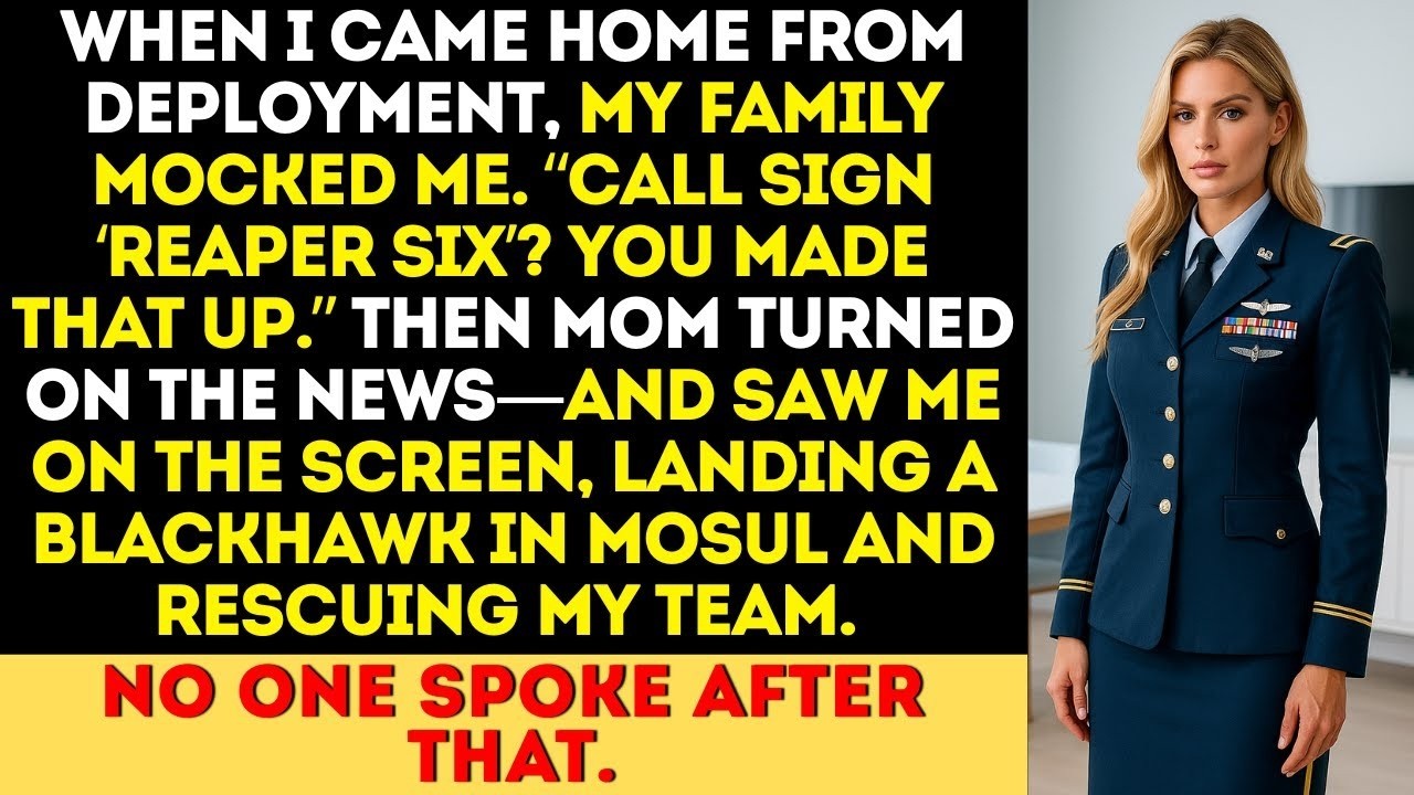 They Laughed at My Call Sign at Dinner — Until Mom Turned On the News.