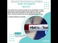 HbA1c Test for Diabetes Mellitus #anatomy #codingtips #medicalcoding #diabetes #assessment