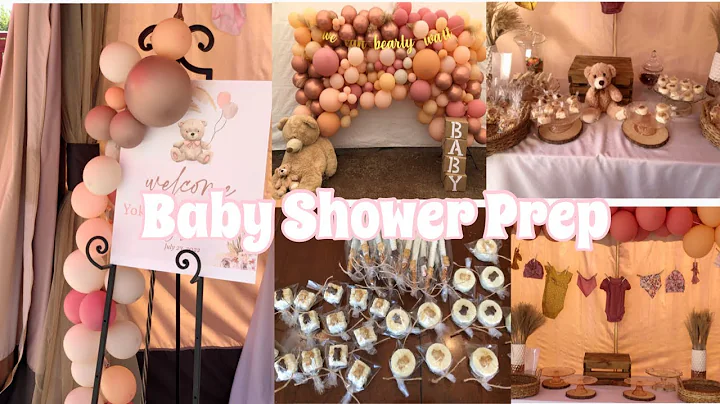 Prepara un baby shower inolvidable | Decoración, centros de mesa, dulces y premios de juegos