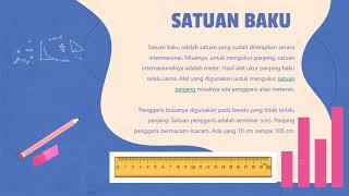 MATEMATIKA TEMA 5 : Alat Ukur Baku dan Tidak Baku