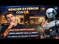 Render Exterior REALISTA con IA. ¿Vino a reemplazarnos? ¿Vale la pena? Te cuento mi opinión