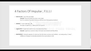 4 Factors of Impulse (How to close Sales Faster)