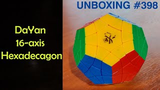 Unboxing №398 DaYan 16-axis Hexadecagon