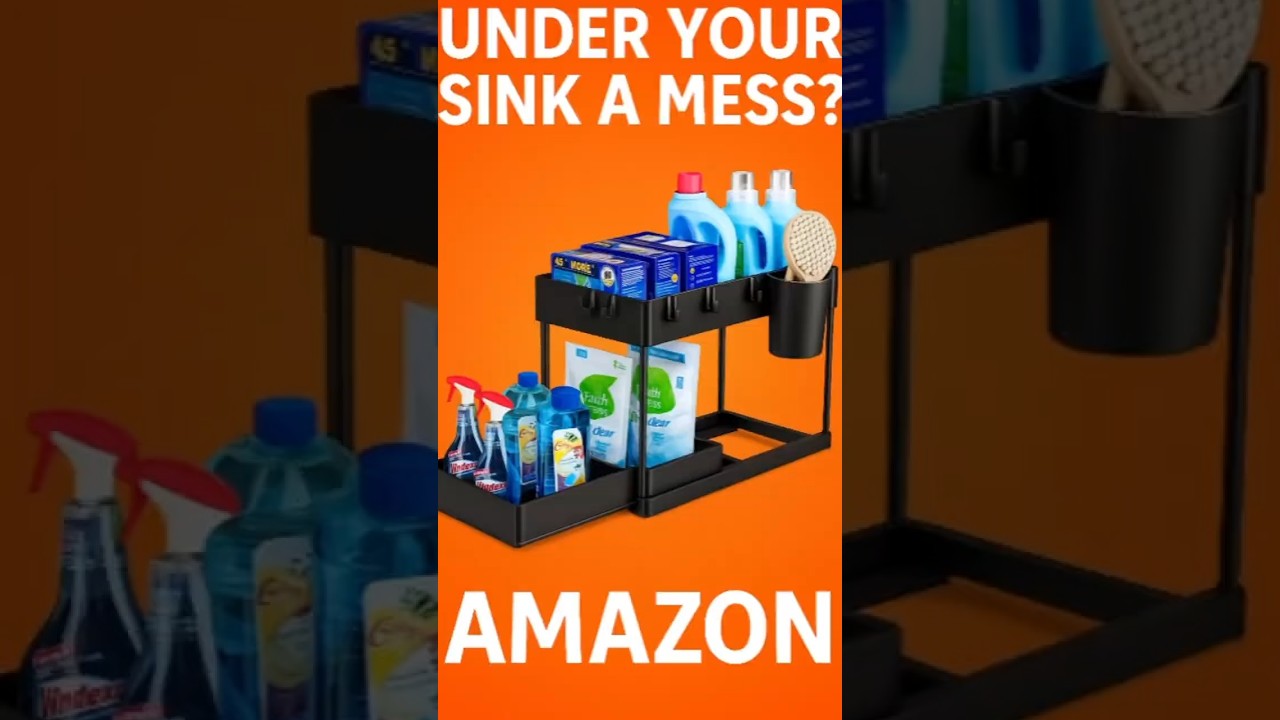✅ Under Sink Organizer for Kitchen & Bathroom | Amazon Must-Have! 