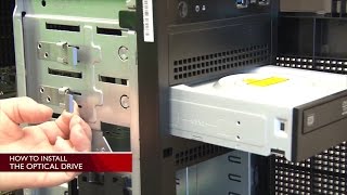 Lenovo Thinkserver Ts460 Installing An Optical Drive