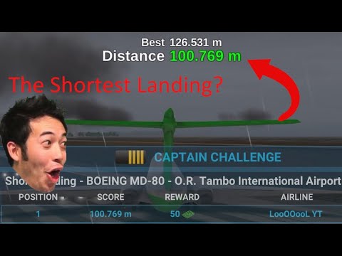 Short Landing Tutorial (Shortest Landing Version) - Airline Commander