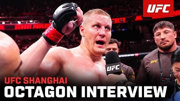 Sergei Pavlovich Octagon Interview | UFC Shanghai