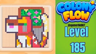 Colony Flow Level 185 Walkthrough Solution 